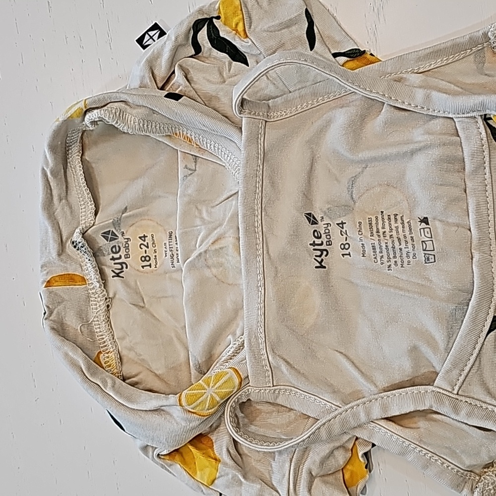 Lemon Print Kids Matching Set - Picture 5 of 5